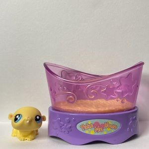 Littlest pet shop Hamster with cage